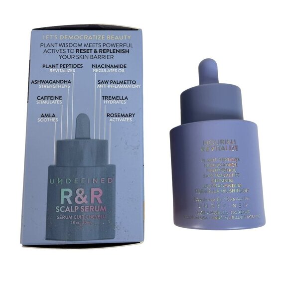 Undefined Beauty R&R Scalp Serum 30ml Revitalizing  All Hair Textures - Picture 2 of 5